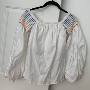 Petersyn Top with Puffy sleeves.